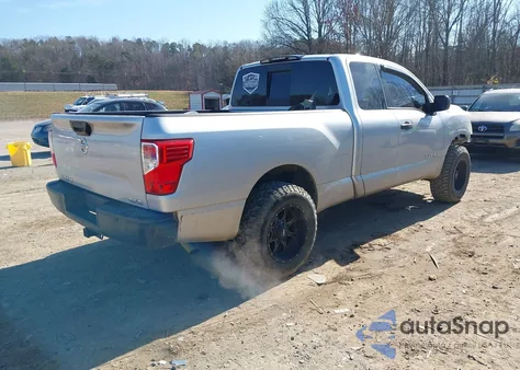 2017 Nissan Titan S z USA, uszkodzony, nr VIN 1N6AA1CJ1HN551951